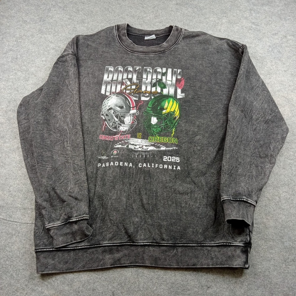 Ohio State Buckeyes Sweatshirt Mens XL Gray‎ Football Where I'm From Oregon Duck